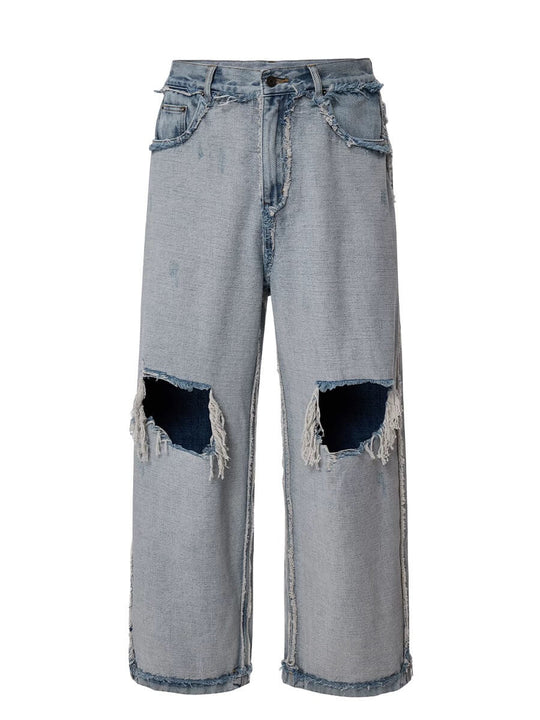 F2CE Inside Out Washed Distressed Ripped Jeans | Face 3 Face