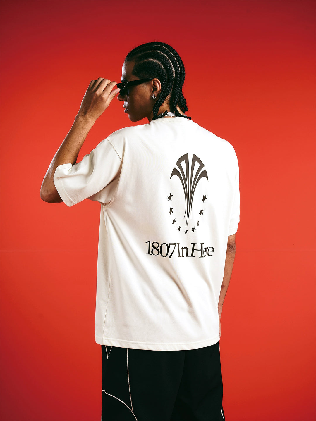 1807 In Here Logo Print Tee | Face 3 Face