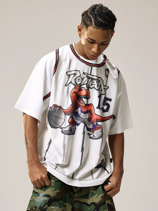 Remedy Dinosaur Jersey Digital Print Tee | Face 3 Face