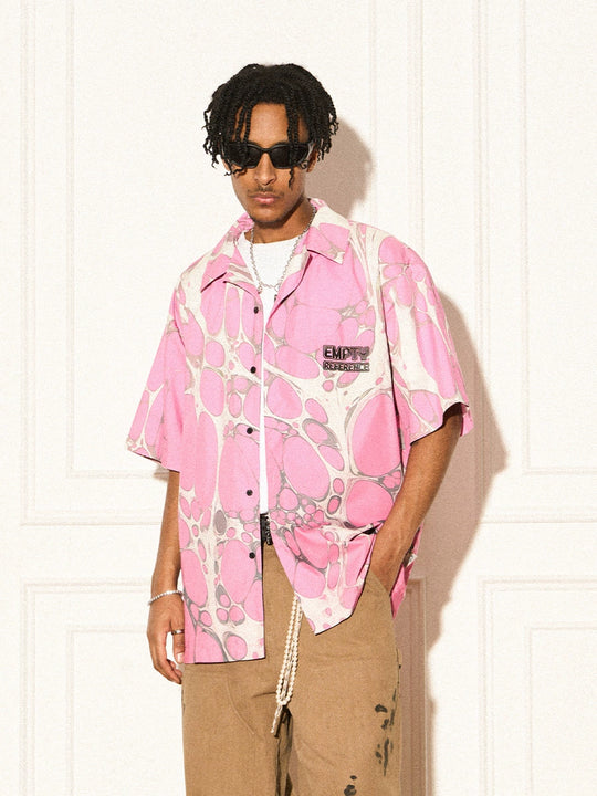 EMPTY REFERENCE Cell Full Print Short Sleeve Shirt