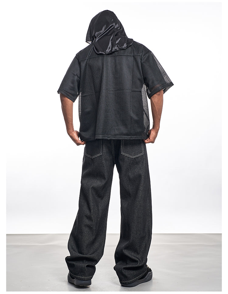 F3F Select Black Basic Wide Leg Jeans | Face 3 Face