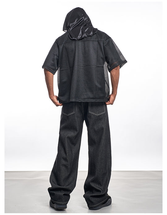 F3F Select Black Basic Wide Leg Jeans | Face 3 Face