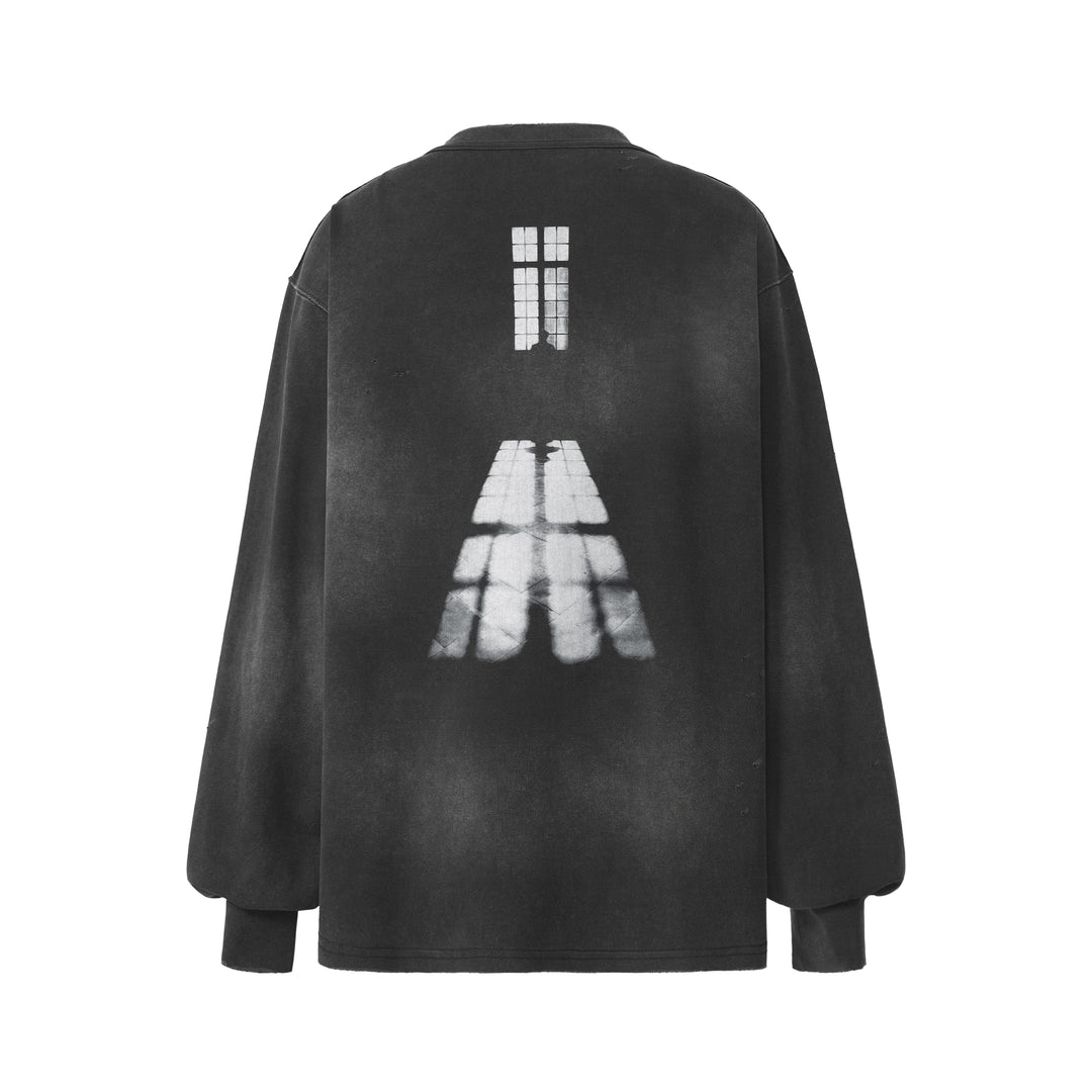 UNDERWATER Light Shadow Printed Long Sleeve Tee