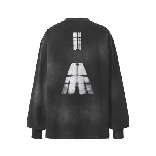 UNDERWATER Light Shadow Printed Long Sleeve Tee