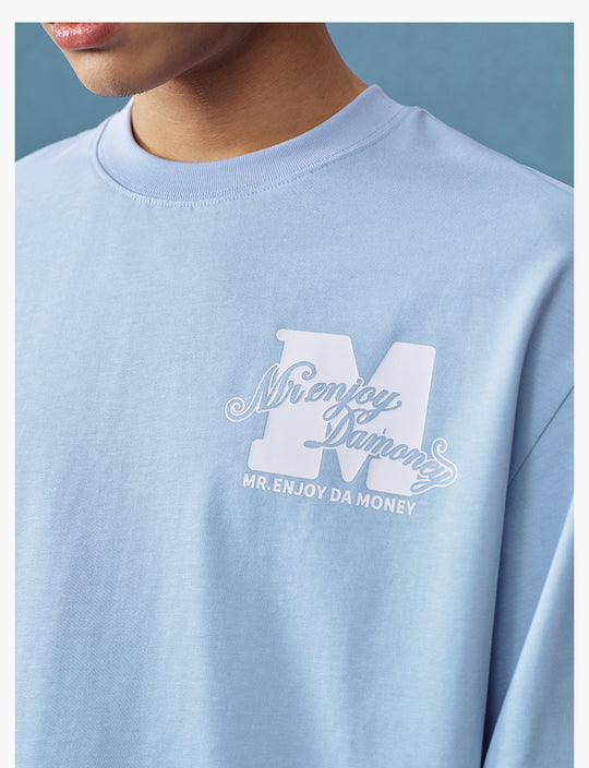 MEDM Basic M Logo Printed Long Sleeve Tee | Face 3 Face