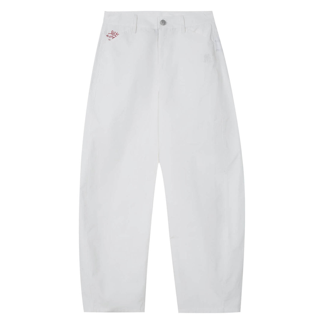 MEDM Lightweight Embroidered Baggy Pants | Face 3 Face