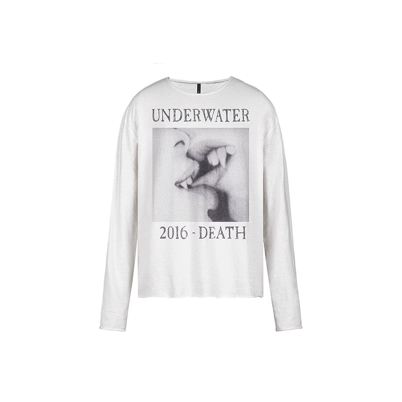 UNDERWATER Devils Kiss Vintage Print Long Sleeve Tee | Face 3 Face