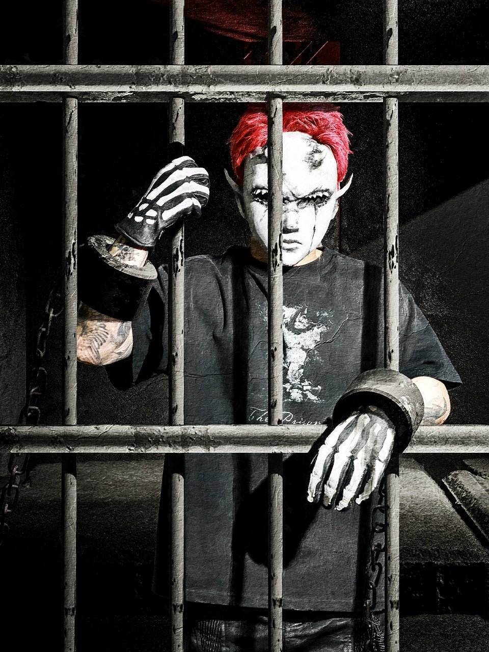 UNDERWATER The Prisoner Washed Distressed Tee | Face 3 Face