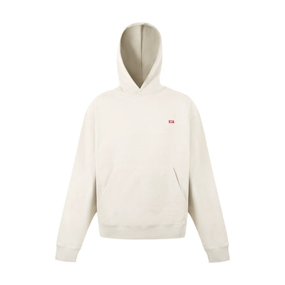 1807 One Point Box Logo Embroidery Hoodie | Face 3 Face