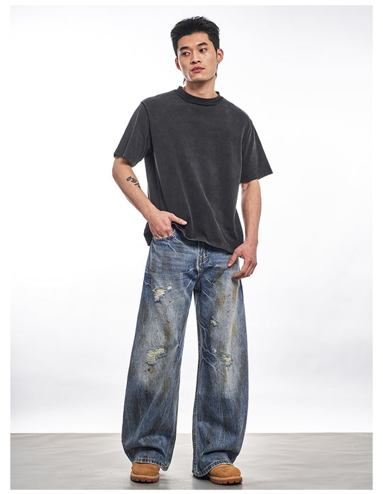 F3F Select Lightning Washed Distressed Jeans | Face 3 Face