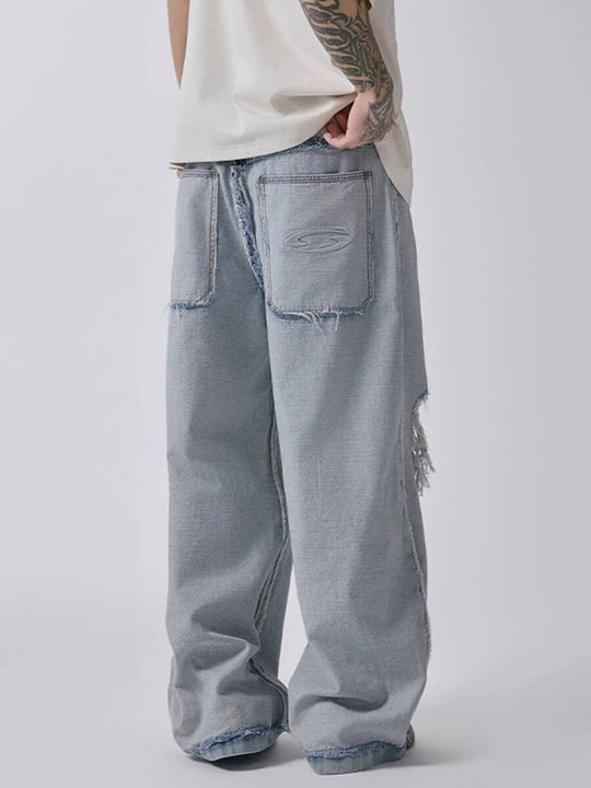 F2CE Inside Out Washed Distressed Ripped Jeans | Face 3 Face