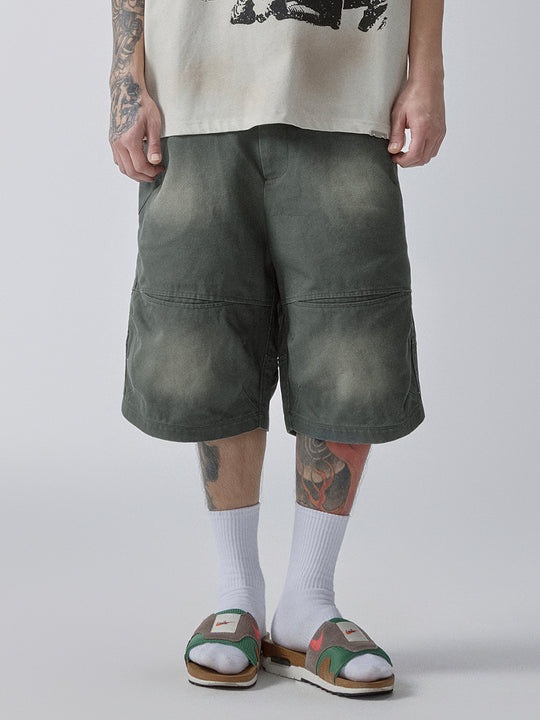 F2CE Washed Gradient Work Shorts | Face 3 Face