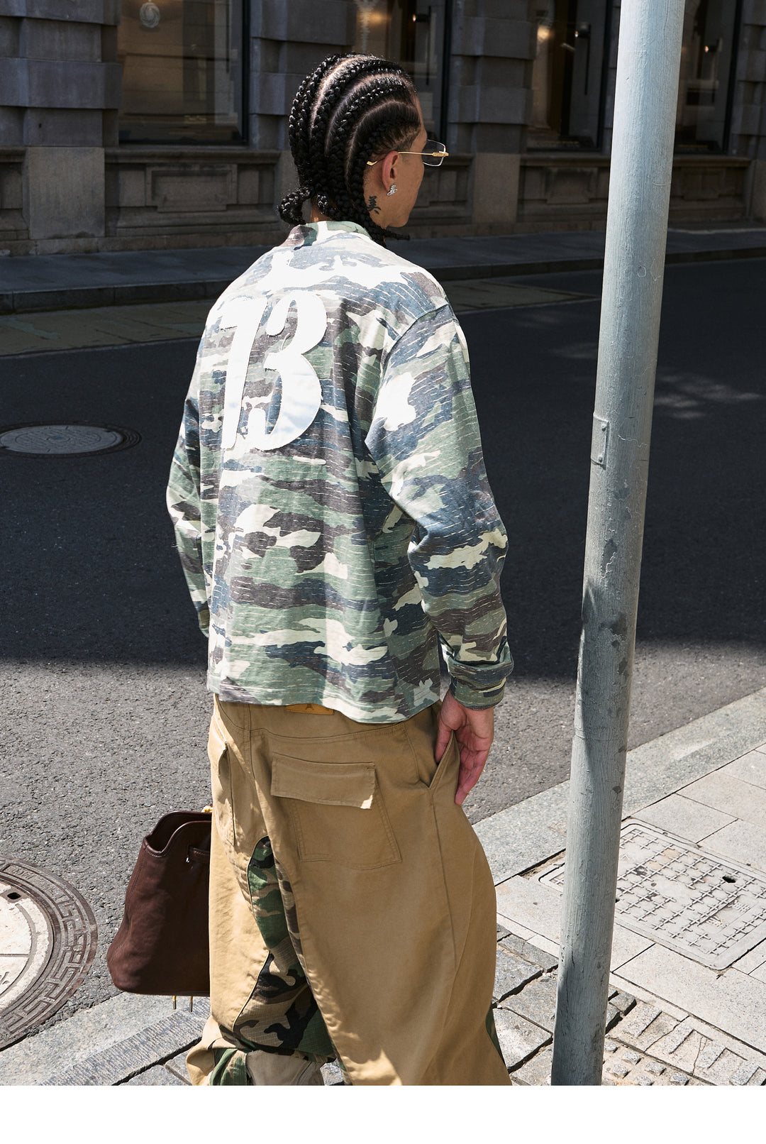 STEEPC Forest Camouflage Washed Vintage Long Sleeve Tee | Face 3 Face