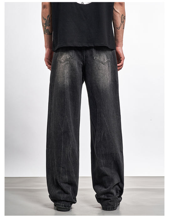 F3F Select Black Washed Patch Pocket Jeans | Face 3 Face