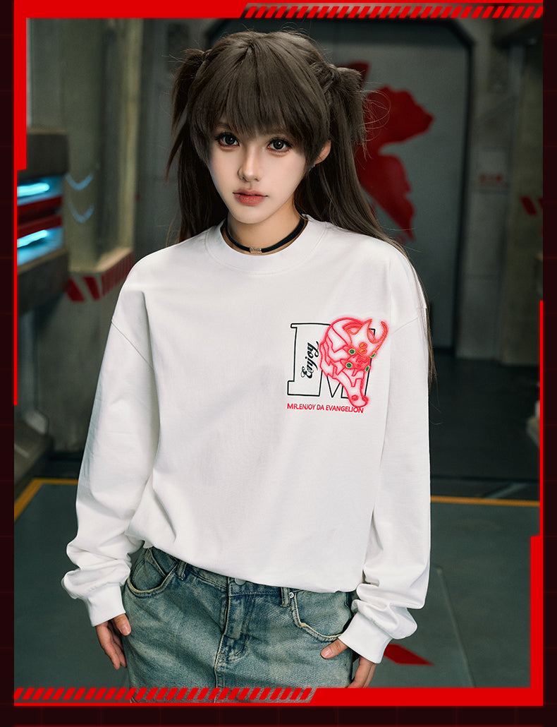 MEDM x EVA Basic Logo Long Sleeve Tee | Face 3 Face