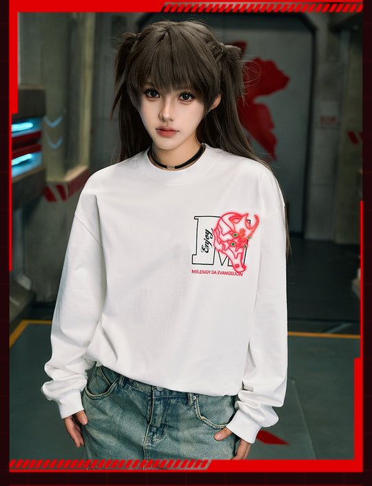 MEDM x EVA Basic Logo Long Sleeve Tee | Face 3 Face