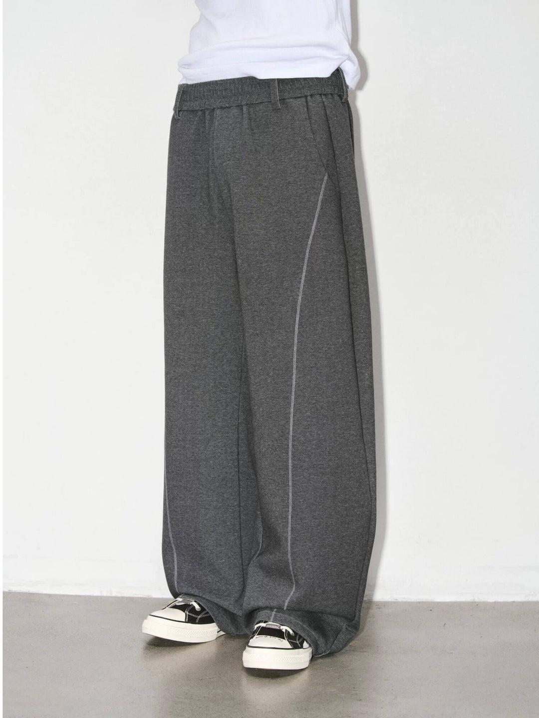 NOVACAM Air Layered Curved Baggy Sweatpants | Face 3 Face