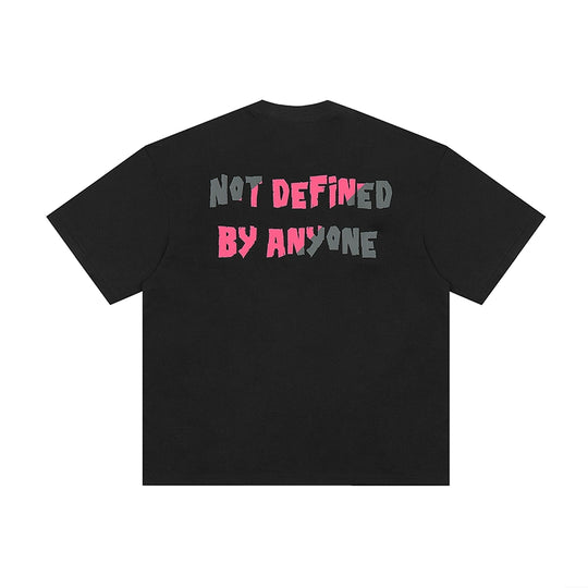 Graphic Tee | Achock Handwritten Slogan Print Tee | Face 3 Face