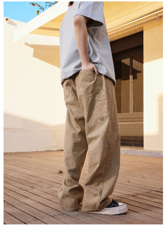 Remedy Leopard Work Painter Pants | Face 3 Face