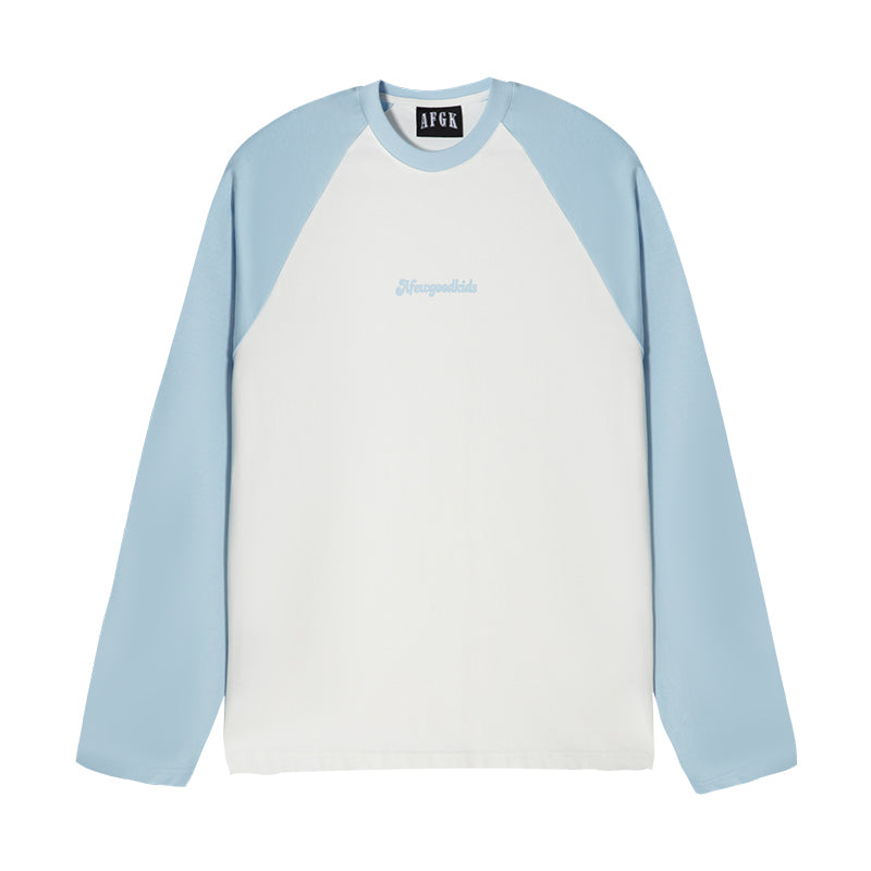 AFGK Logo Printing Raglan Long Sleeved Tee
