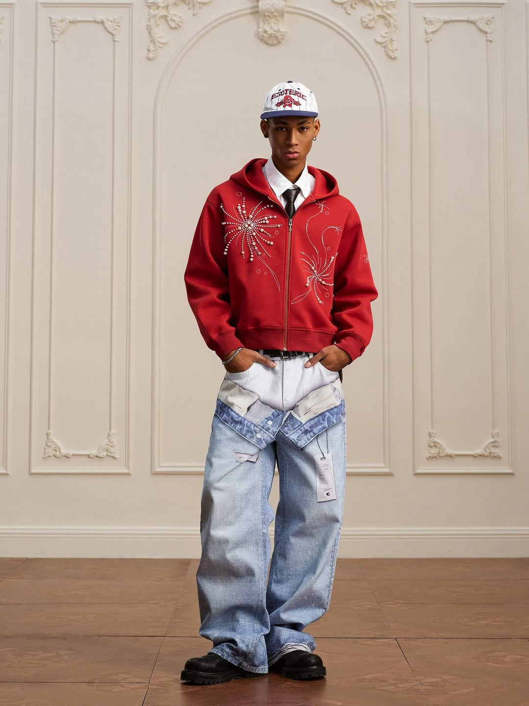 YADcrew Fireworks Pearl Zip Up Hoodie | Face 3 Face