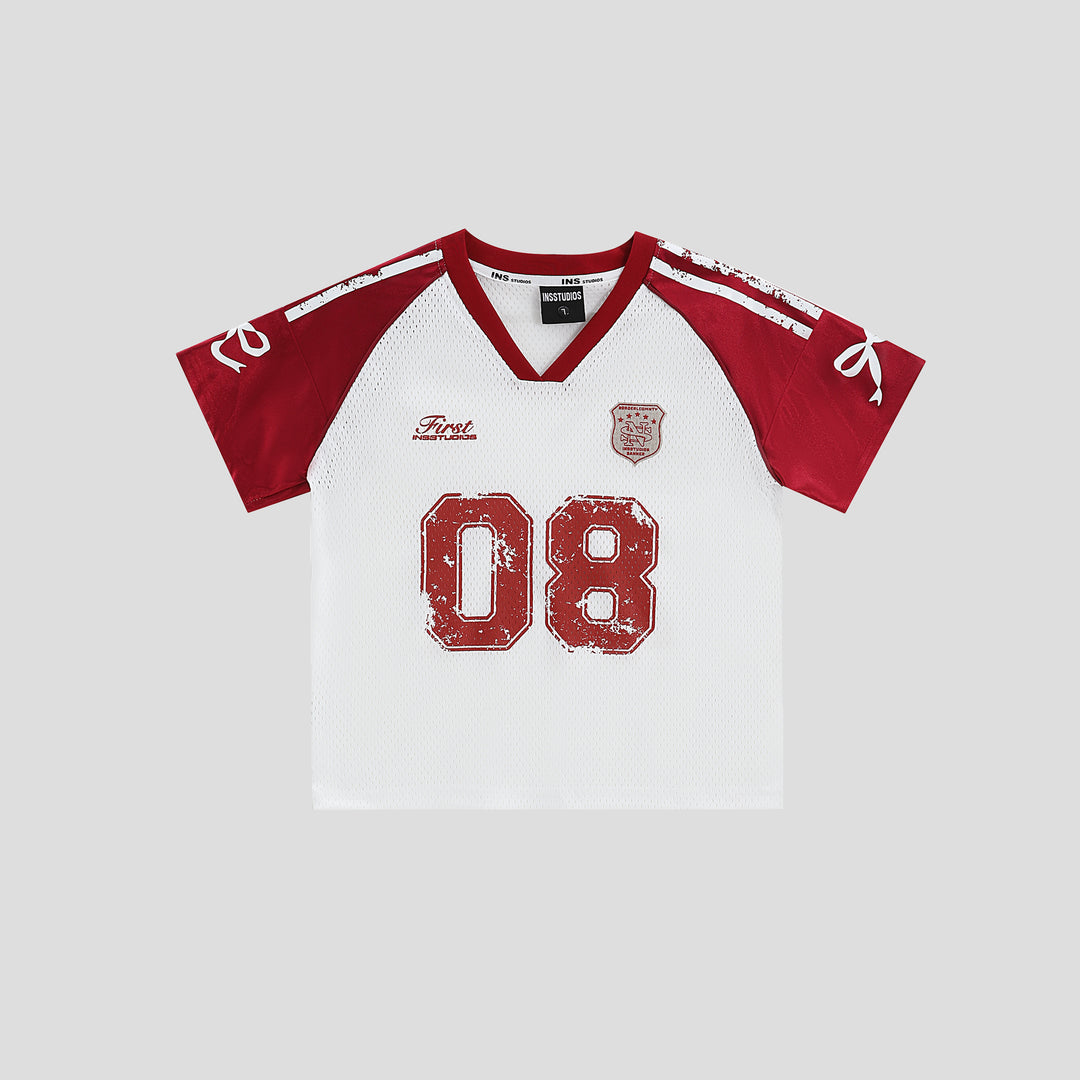 INSstudios Raglan Spliced V-neck Soccer Jersey | Face 3 Face