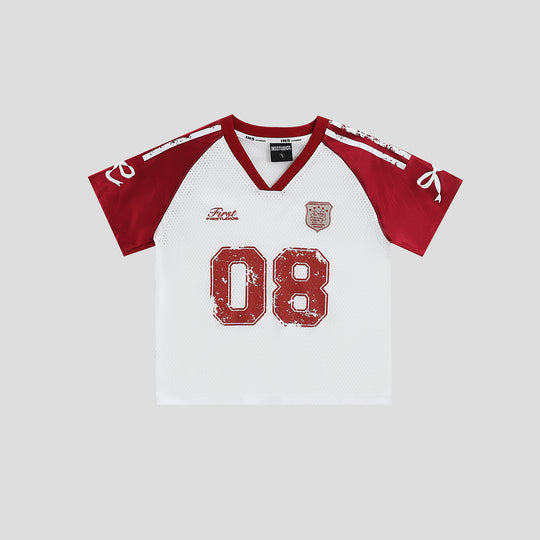 INSstudios Raglan Spliced V-neck Soccer Jersey | Face 3 Face