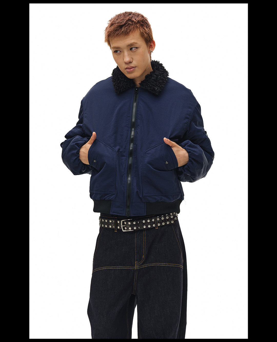 NOVACAM Fur Collar MA-1 Bomber Jacket | Face 3 Face