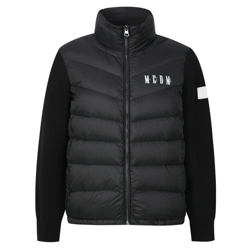 MEDM Shoulder Patchwork Lightweight Down Jacket | Face 3 Face