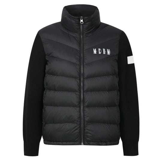 MEDM Shoulder Patchwork Lightweight Down Jacket | Face 3 Face