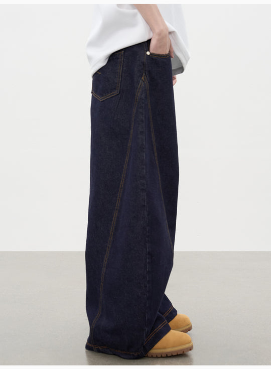 AFGK Patchwork Denim Baggy Jeans | Face 3 Face