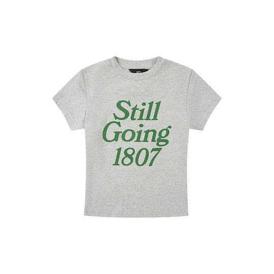 1807 Still Going Cropped Slim Tee | Face 3 Face