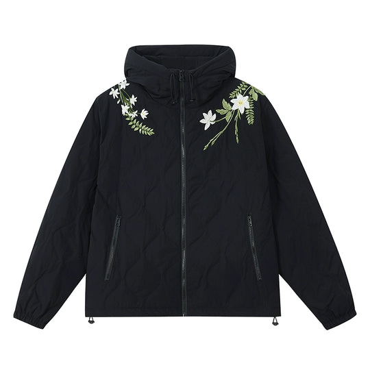 Harsh and Cruel Floral Quilted Hooded Down Jacket | Face 3 Face