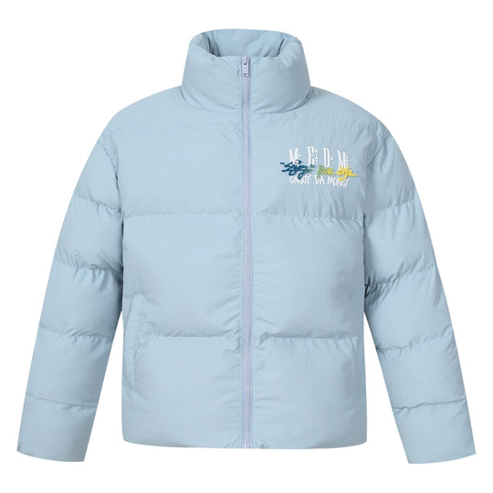 MEDM Gradient Embroidered Puffer Jacket | Face 3 Face