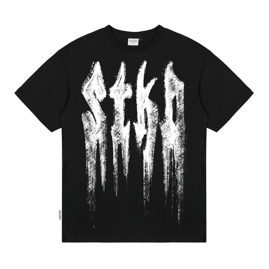 Small Town Kid Brush Paint Hand-Painted Print Tee | Face 3 Face