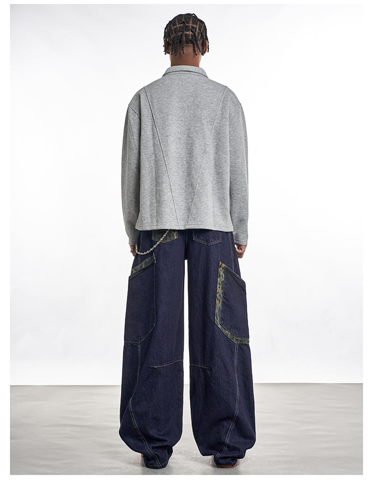 F3F Select Camouflage Pocket Balloon Baggy Jeans | Face 3 Face