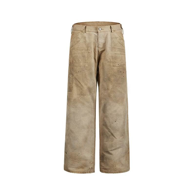 Remedy Kiss Mark Distressed Hole Work Painter Pants | Face 3 Face