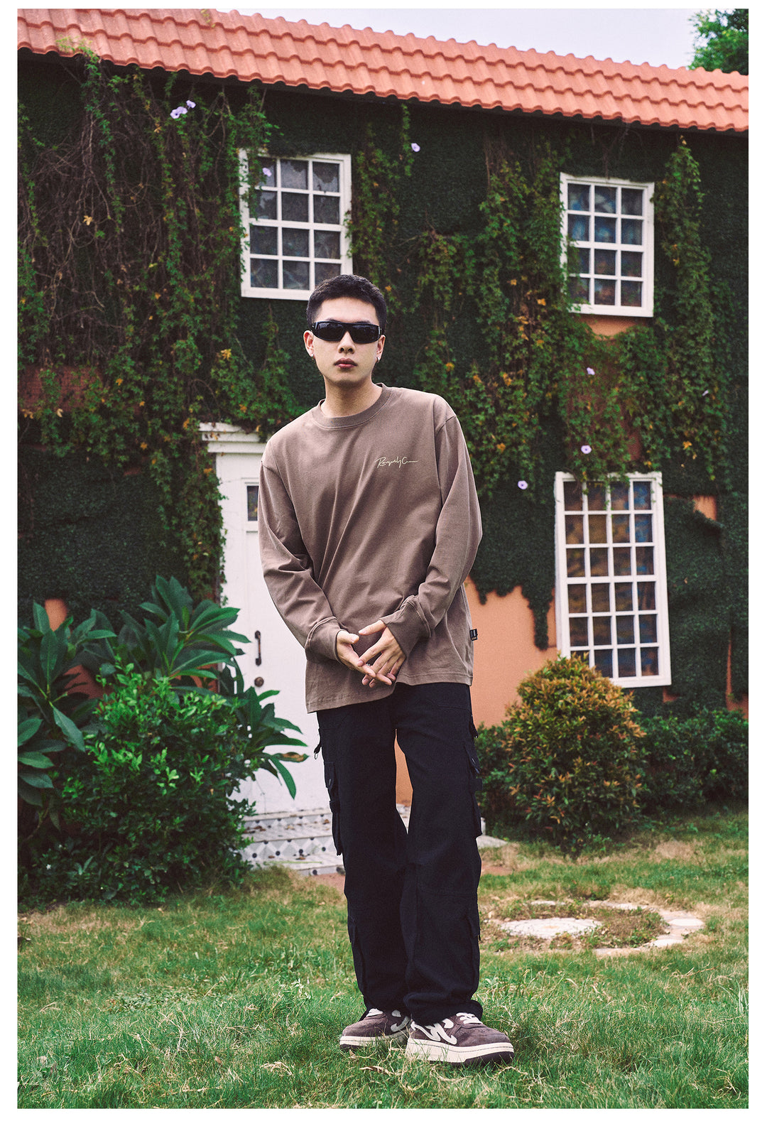 Remedy 3D Wax Seal and Cracked Logo Print Long Sleeve Tee | Face 3 Face