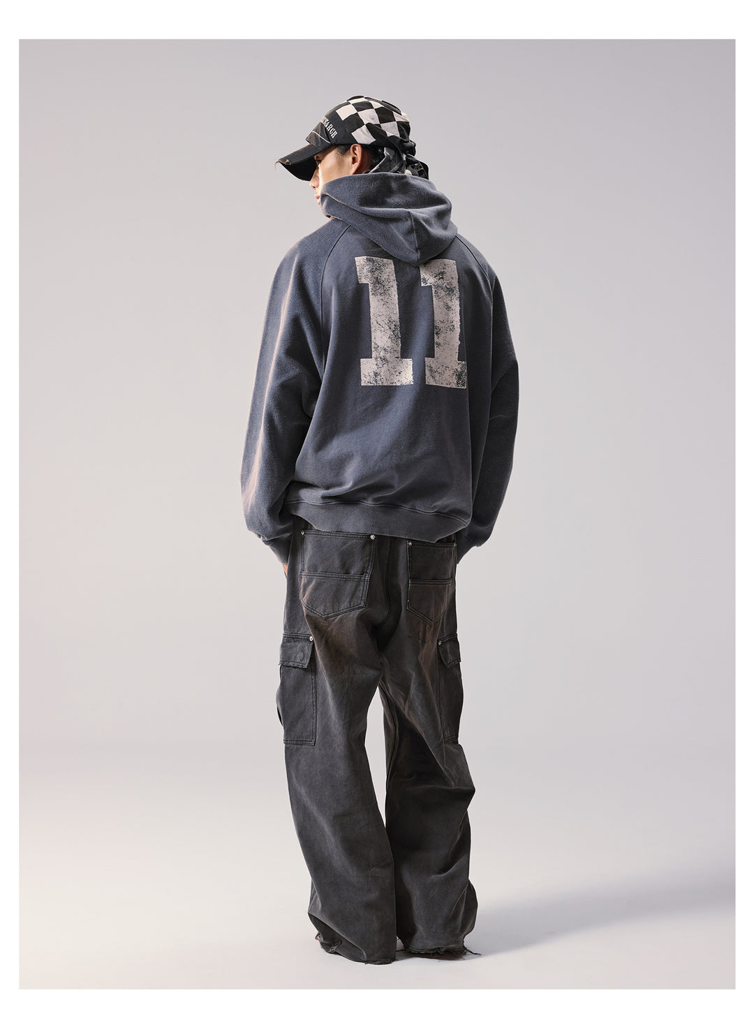 Remedy Washed Reversible Raglan Hoodie | Face 3 Face