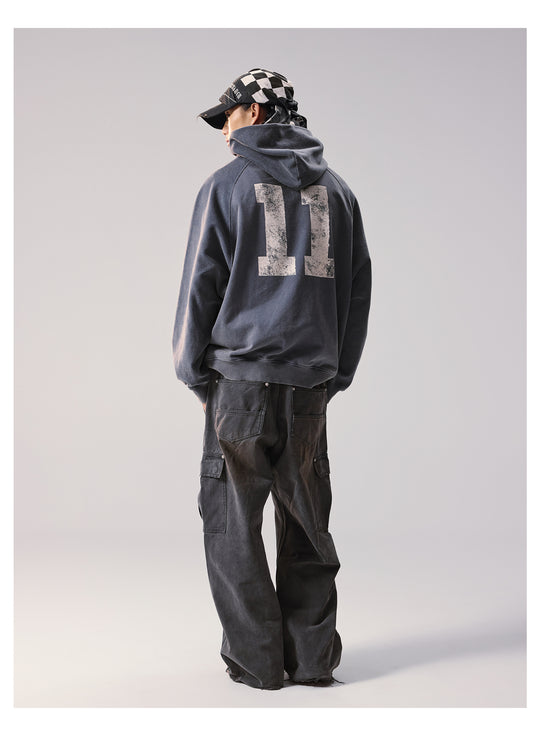 Remedy Washed Reversible Raglan Hoodie | Face 3 Face