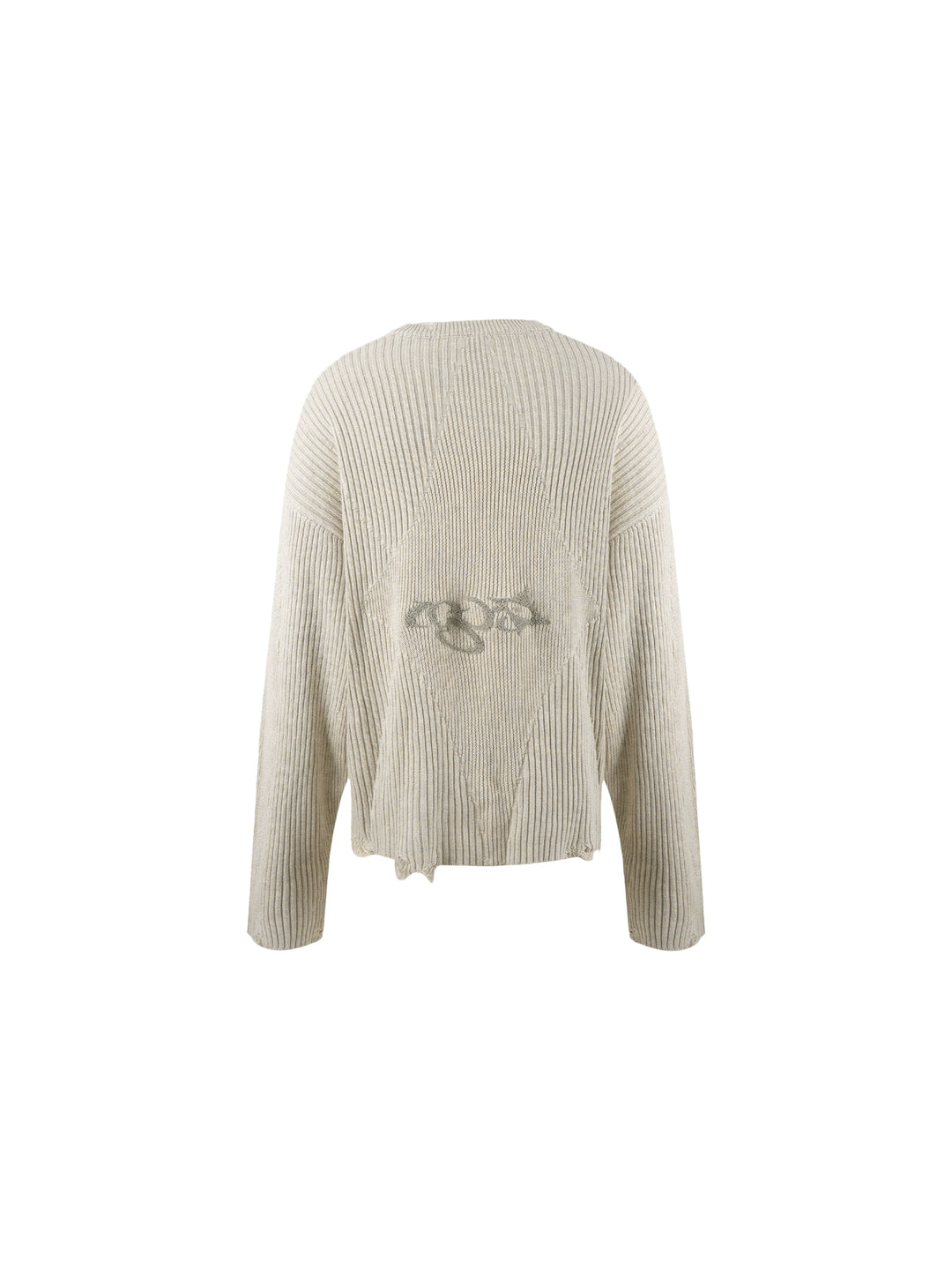 1807 Four Pointed Star Pit Stripe Polo Knit Sweater  | Face 3 Face