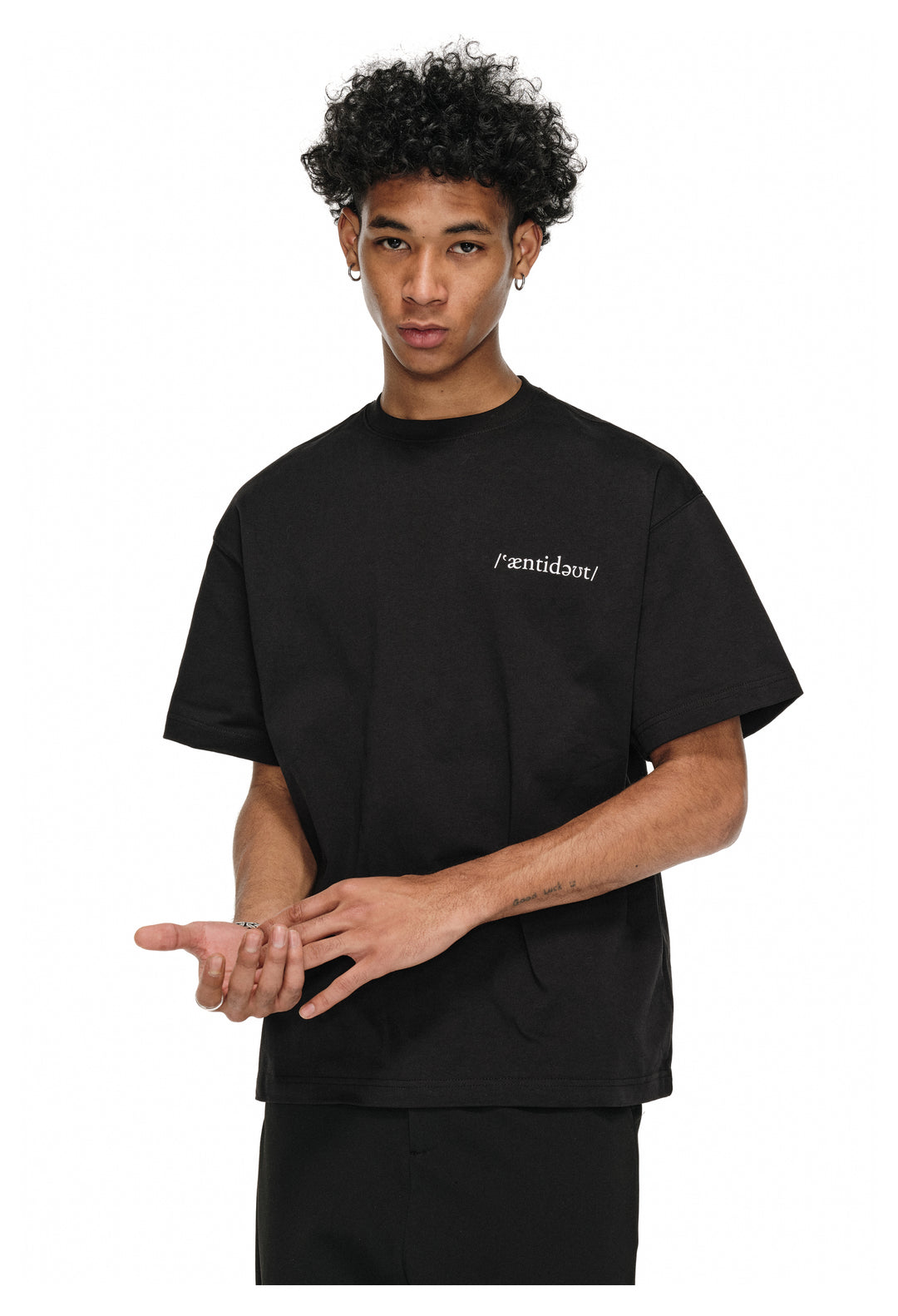 ANTIDOTE Phonogram Symbol Printed Tee | Face 3 Face