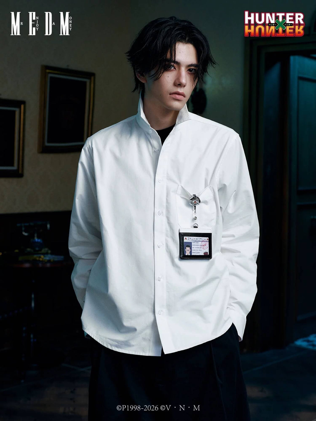 MEDM × HUNTER×HUNTER Leorio Long Sleeve Shirt | Face 3 Face