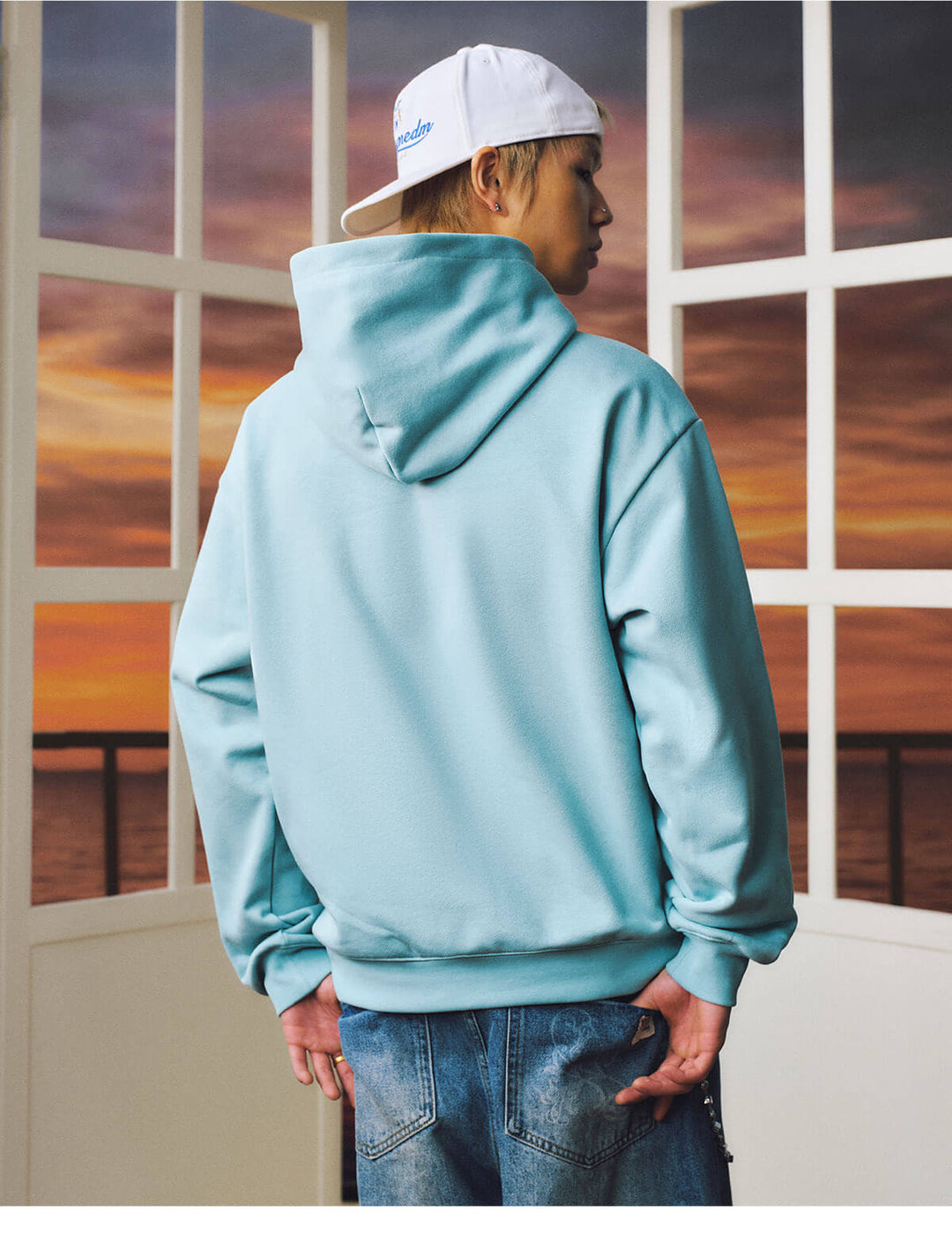 MEDM Star Hood Lining Logo Patch Hoodie | Face 3 Face