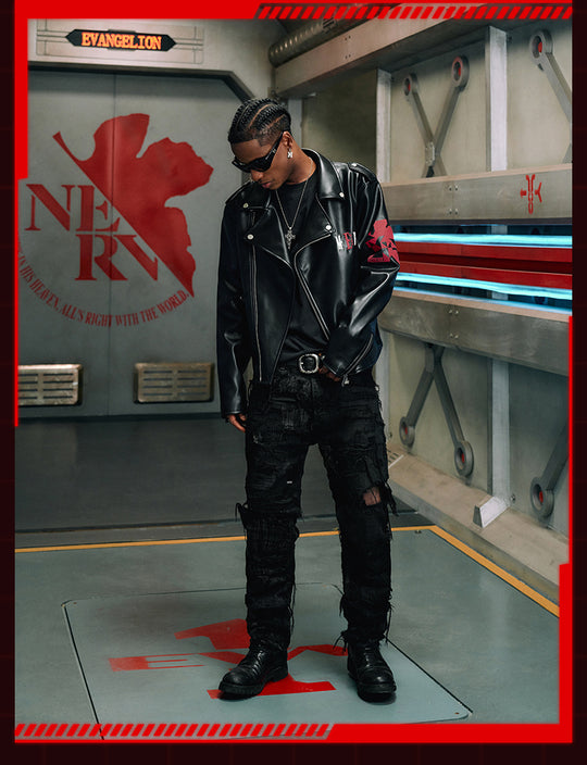 MEDM x EVA Unit-13 Leather Jacket | Face 3 Face