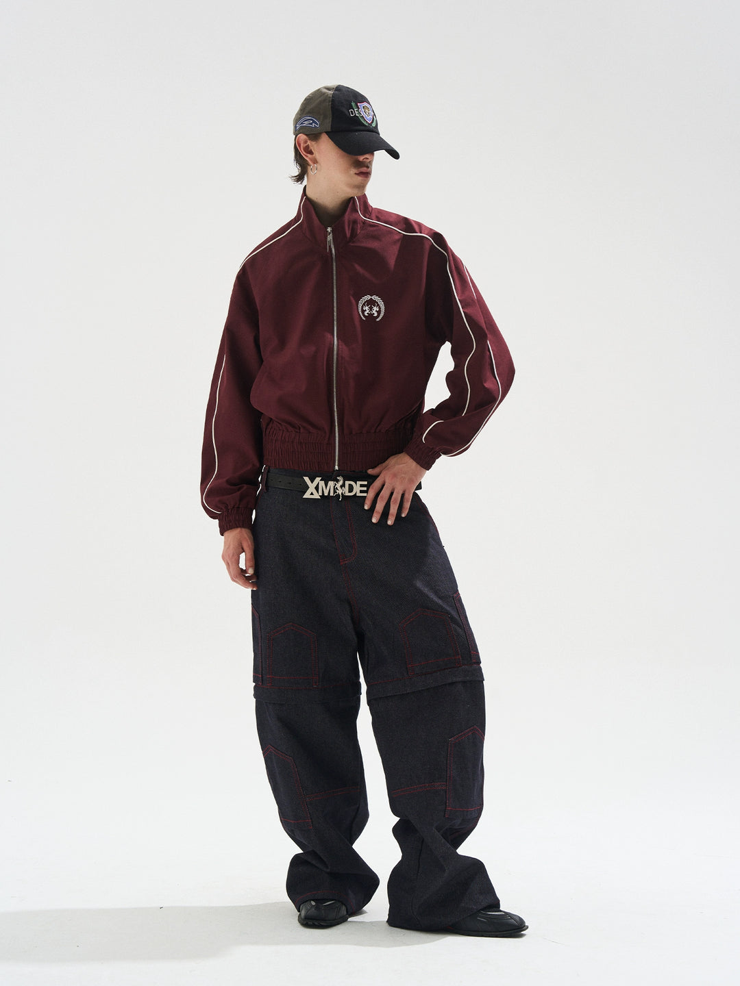 BLIND NO PLAN Dual Form Detachable Sleeve Track Jacket | Face 3 Face