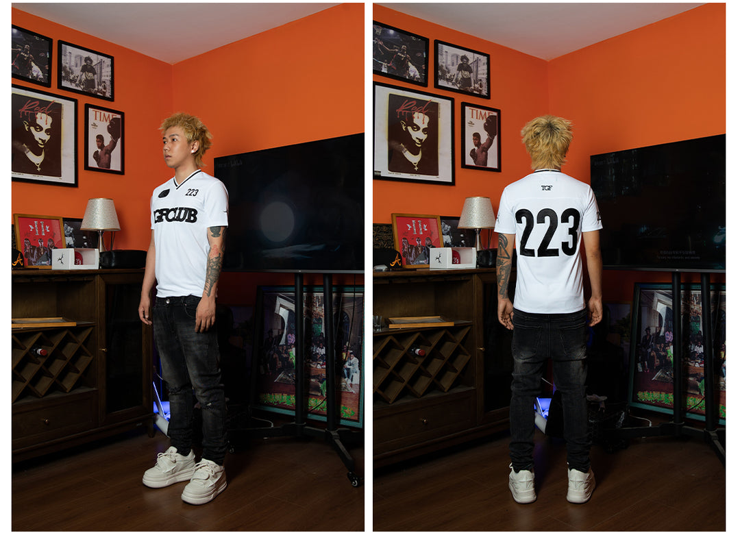 TGFCLUB Sports Fabric Patch Embroidered Logo Soccer Jersey | Face 3 Face