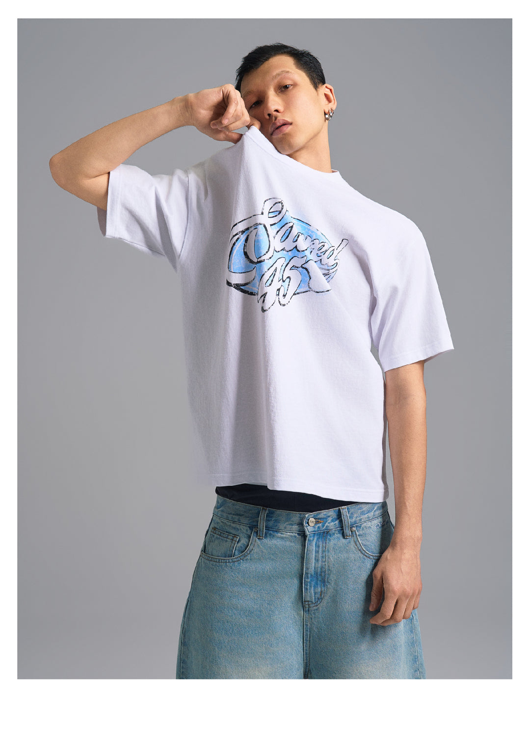 S45 Parrot Logo Printed Tee | Face 3 Face