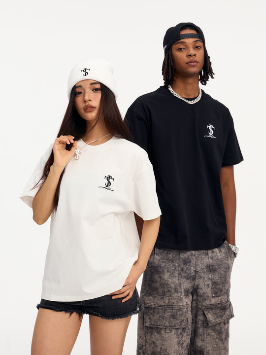 Small Town Kid Classic Logo Embroidered Small Label Tee | Face 3 Face