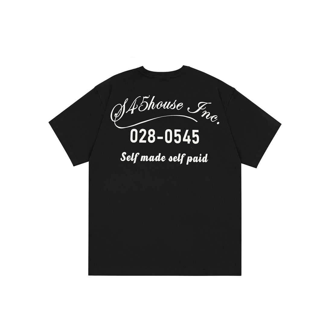 S45 Text Typography Printed Tee | Face 3 Face